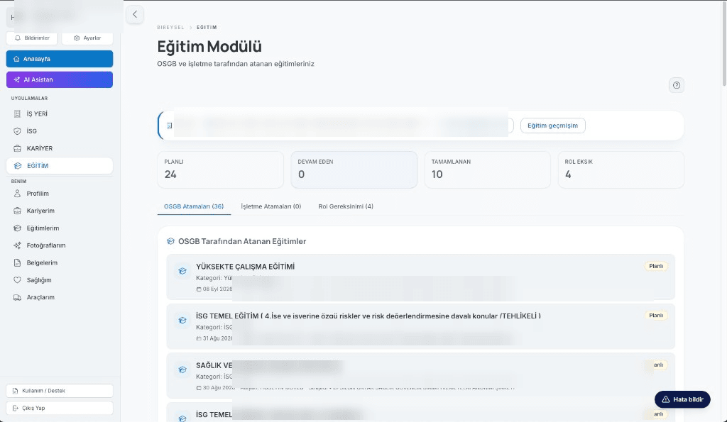 Eğitim ve sağlık